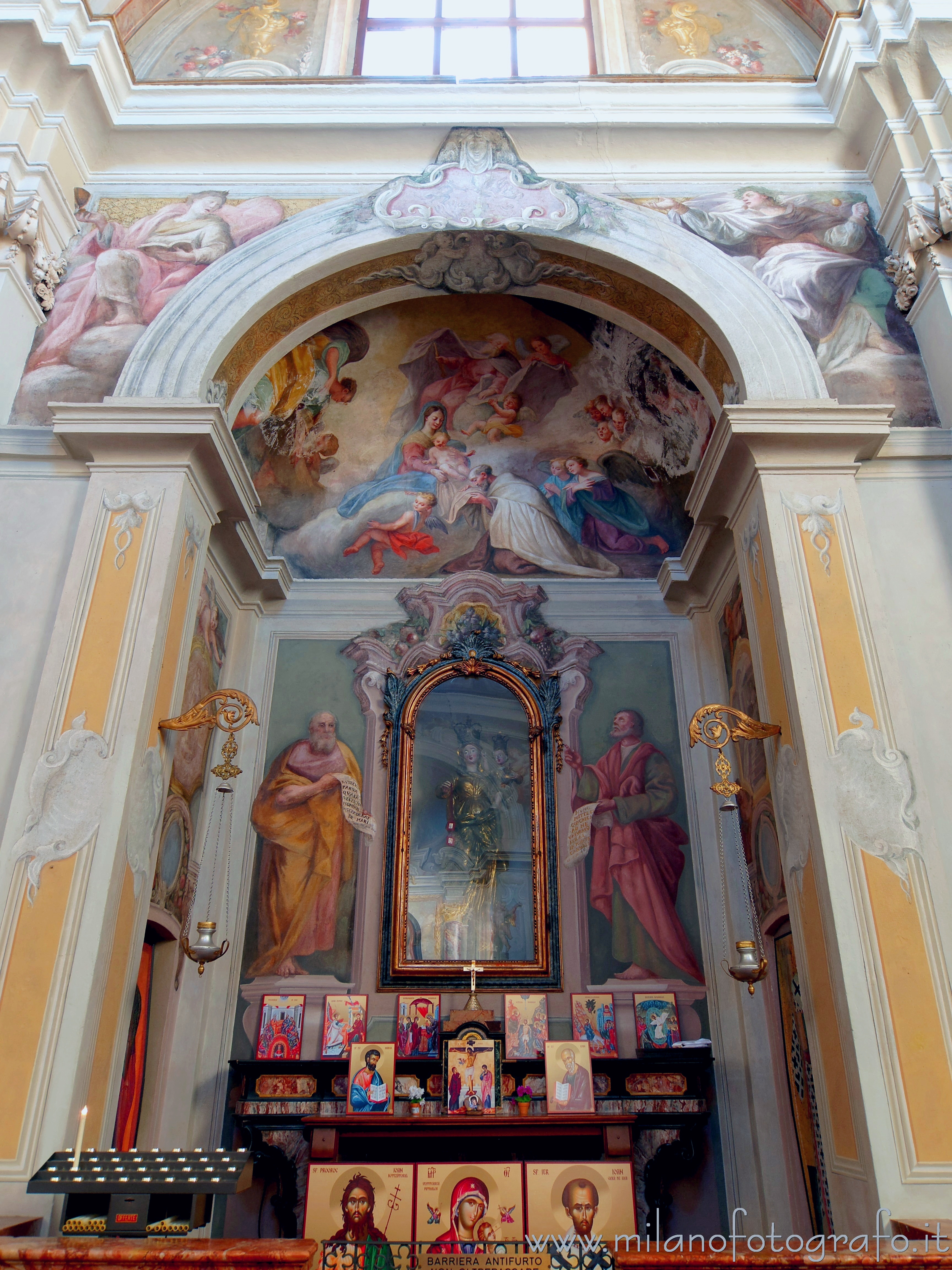 Busto Arsizio (Varese, Italy) - Chapel of the Madonna del Carmelo in the Church of San Rocco